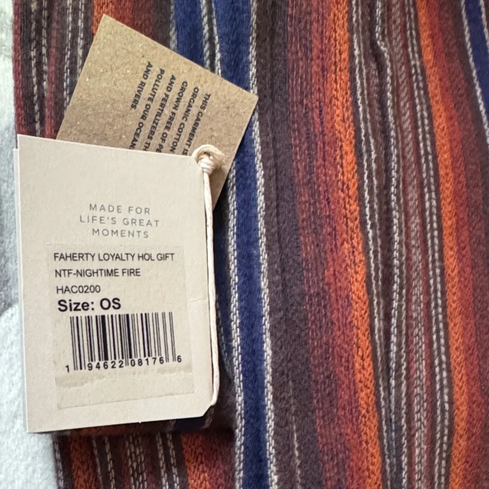 Faherty loyalty gift nighttime fire blanket nwt - Picture 2 of 4